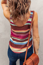 Load image into Gallery viewer, Striped Scoop Neck Tank
